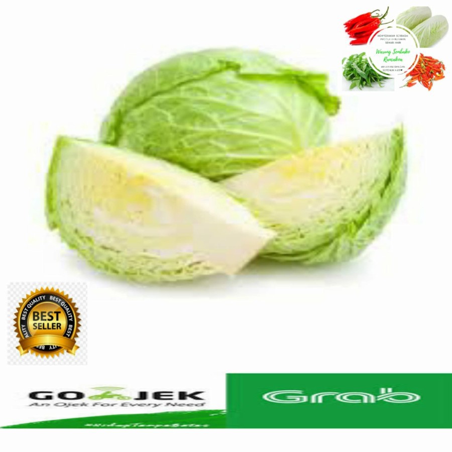 

Sayur Sayuran Hijau Kol Segar Fresh 500 Gram Murah