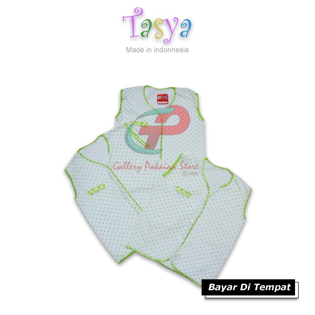 BAJU BAYI ATASAN TANPA LENGAN BAJU BAYI 3-6 BULAN TASYA MADE IN INDONESIA ORIGINAL