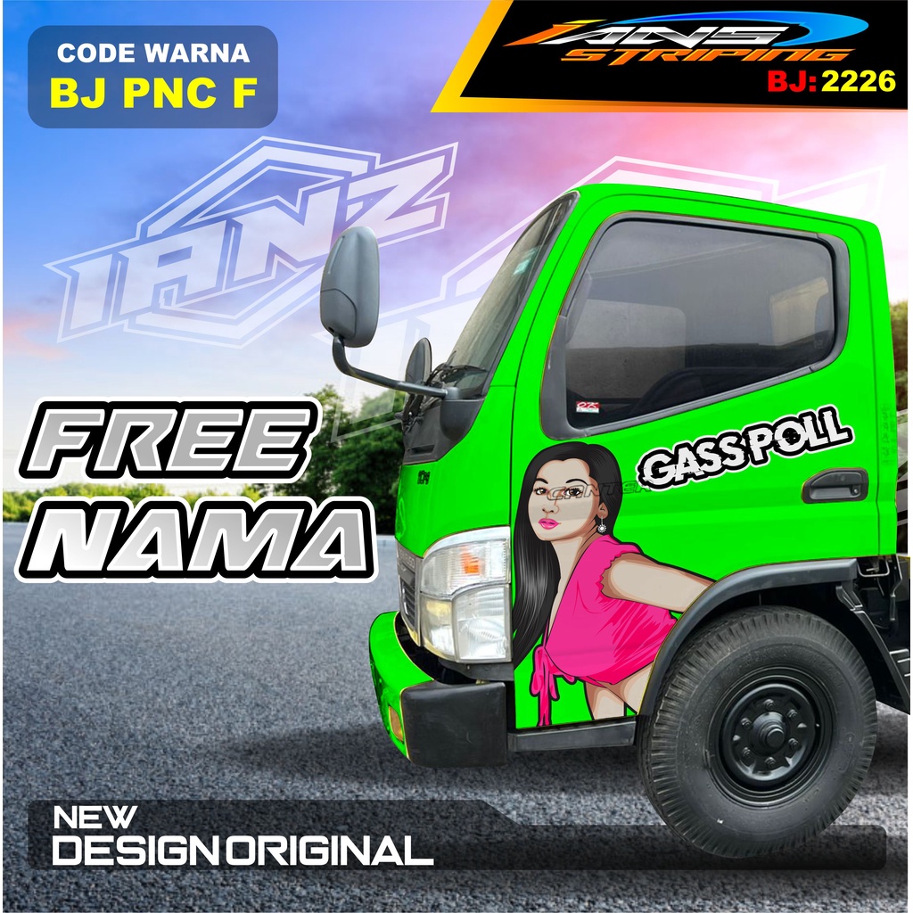 STIKER DECAL PINTU TRUK FUSO RAGASA / DECAL PINTU DUMTRUK  / STIKER MOBIL TRUK / STIKER PINTU TRUK KEREN