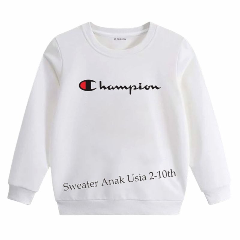 ((IB))SWEATER ANAK2 UNISEX/CH4MPION DIGITAL SABLON