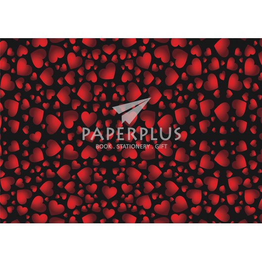 

Kertas Kado Besar Hologram Love Red