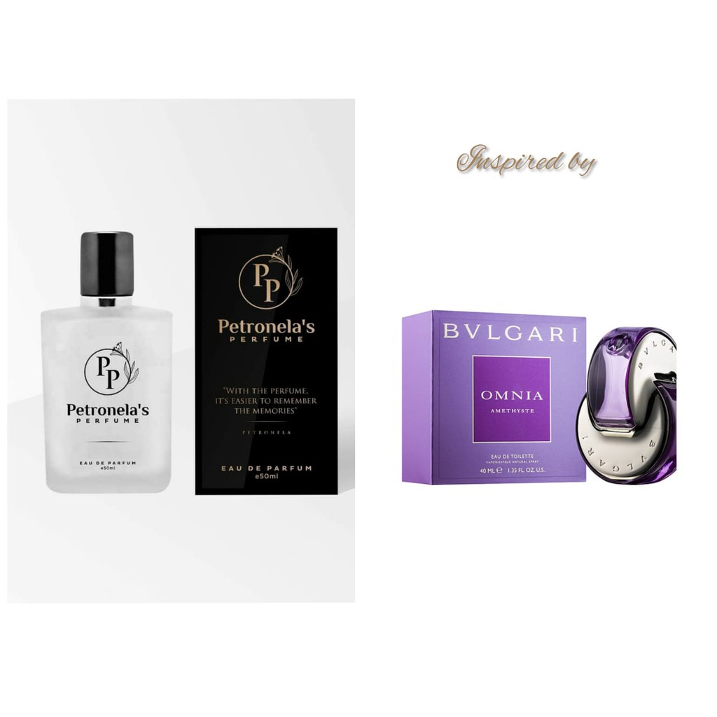 Parfum Refill Premium Petronela's Perfume Inspired By Bvlgari Omnia Amethyste