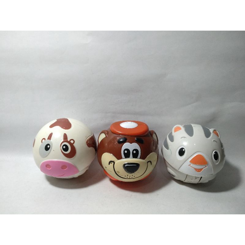 Maskot Anw AW Beruang Root Bear Gajah Elephant Frog Toad Kodok Katak Swike Roller Ball Bola Gelindin