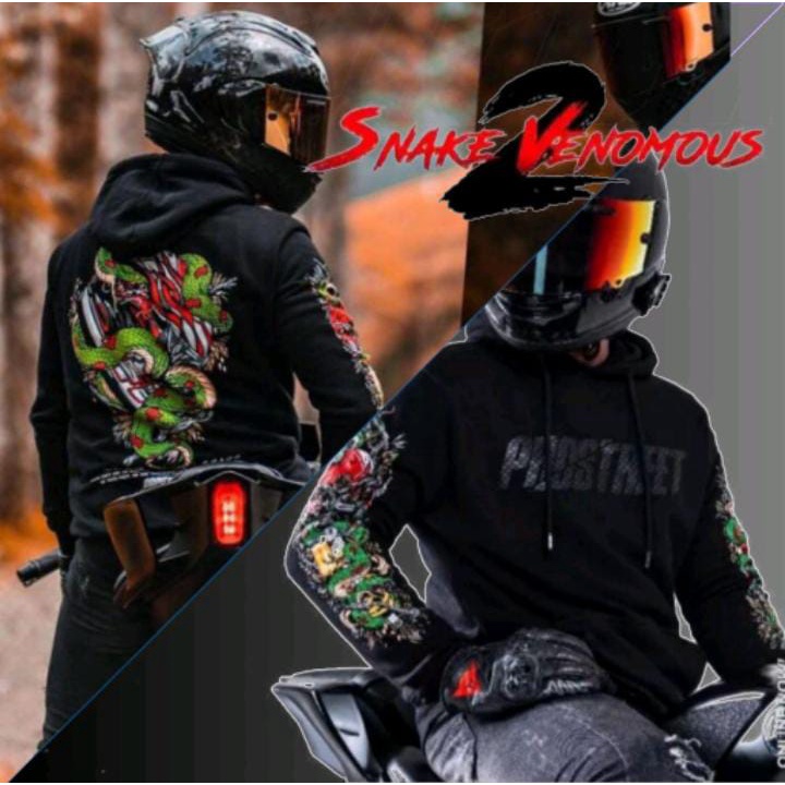 Jaket PROSTREET SNAKE VENOM /JAKET HOODIE PROSTREET TERBARU SNAKE VENOM/Jaket Ptia Dan Wanita