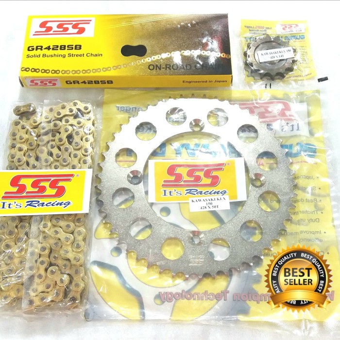 Gear set SSS KLX 150 / D tracker Termurah ORIGINAL Original