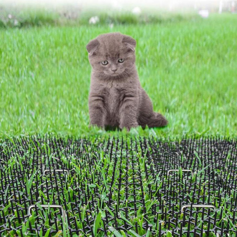 1 Pc Tikar Strip Penggali Penolak Kucing Ukuran 13cm X 49cm Untuk Taman