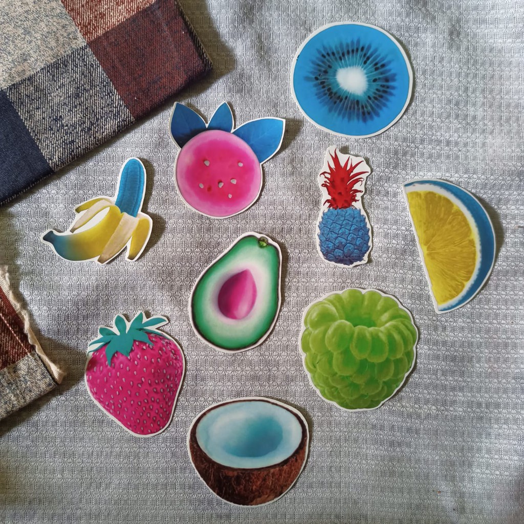 

Fruits Waterproof Sticker / Sticker Aesthetic / Sticker Journal / Stiker Jurnal / Alat Tulis