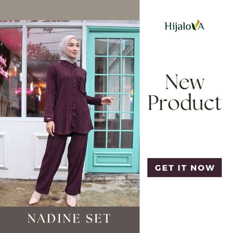 Setelan Oneset Celana Kekinian Ladycrush Nadine Set