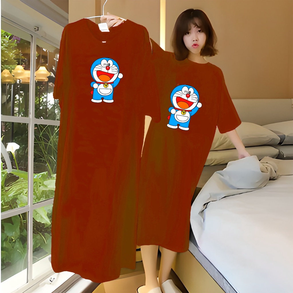 DRESS DORAEMON | DRESS JUMBO DORAEMON | DRESS WANITA