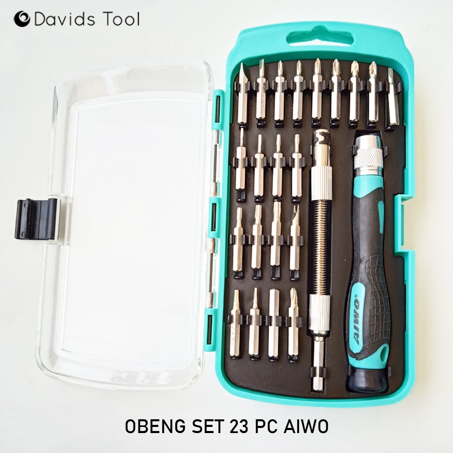 Obeng Multifungsi Screwdriver Serbaguna Set 23 Pcs Aiwo