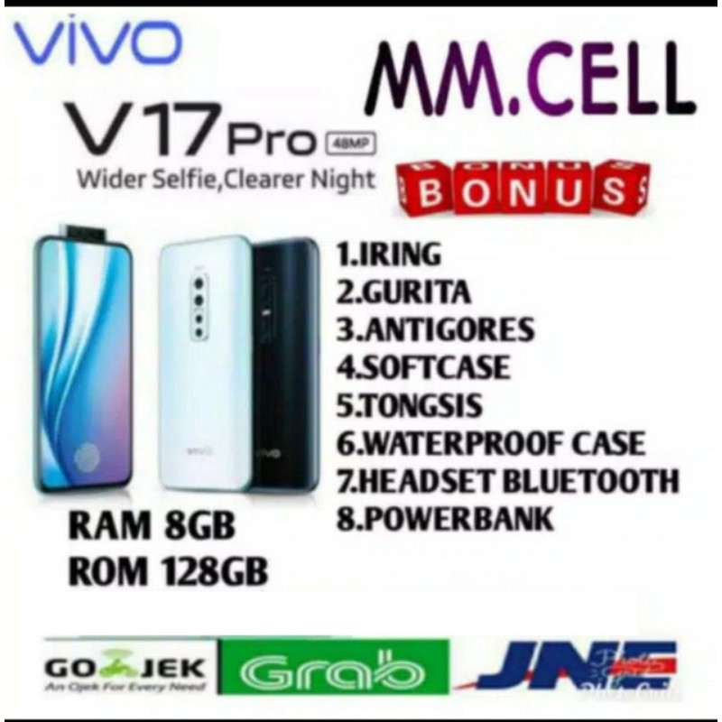 VIVO V17 PRO RAM 8/128 GARANSI RESMI VIVO INDONESIA