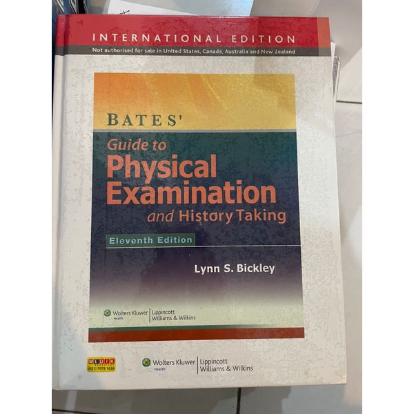 

Bates guide to physical examination and history taking《Bekas》