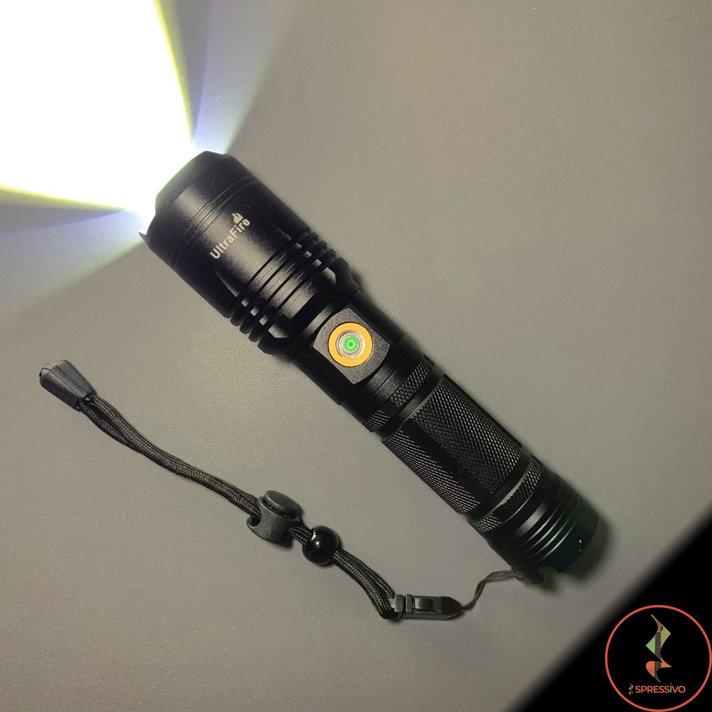 Senter LED XHP 70 ultrafire Cree Compact baterai 18650 26650 rechargeable