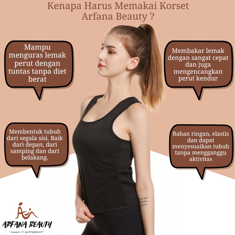 Korset Tanktop Baju Pakaian Dalam Wanita Pembakar Lemak Baju Olahraga Gym Fitness Body Sexy Pengecil Perut Corset Baju Slimming Tengtop Hot Shaper Import Original Termurah