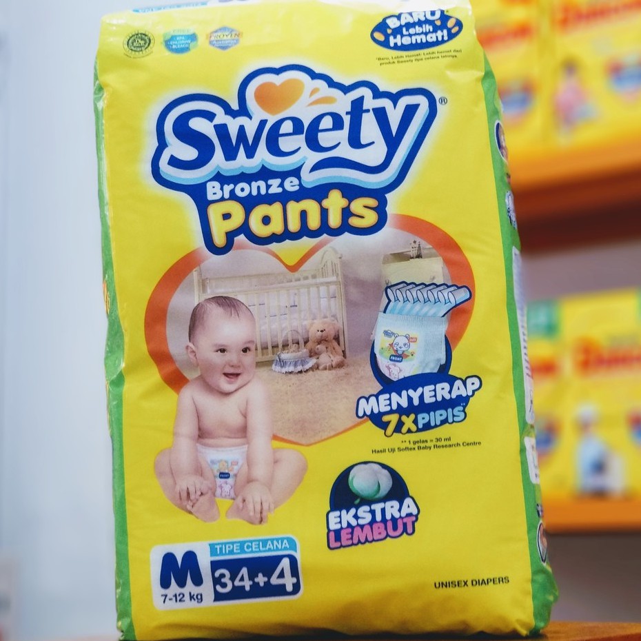 Popok SWEETY Bronze Pants NB Newborn M L XL XXL