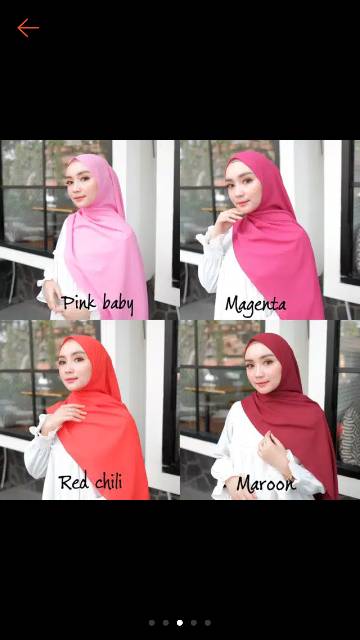 Pasmina Ceruty 20 Pcs Pilih warna