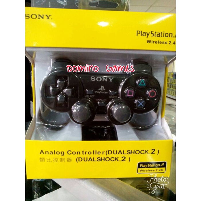 STICK STIK PS2 WIRELESS HITAM ORIGINAL Original original