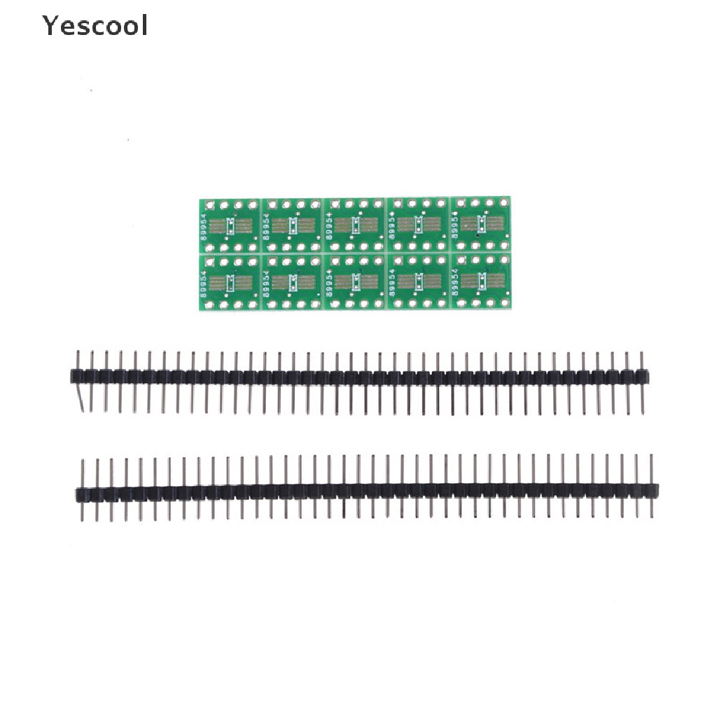 Yescool 10pcs adapter SOP8 SO8 SOIC8 Tsop8 Ke DIP8 Dengan Kepala Pin