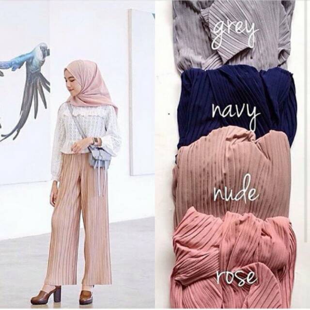 Kulot plisket Shopee Indonesia Kulot plisket Shopee Indonesia