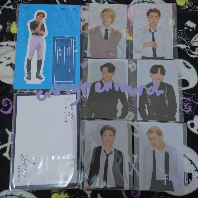 2021 NYEL Merch - Postcard & Poster Enhypen BTS (Official)