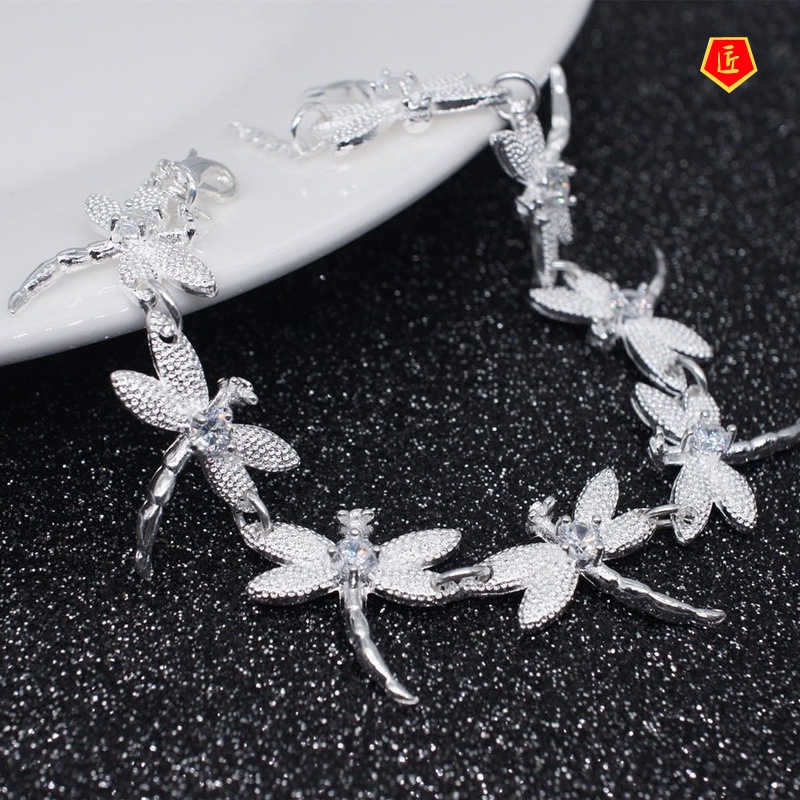 [Ready Stock]Fashion Creative Trend Dragonfly Gem Bracelet