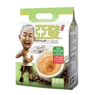 

AH HUAT WHITE COFFEE LOW FAT & NO SUGAR ADDED