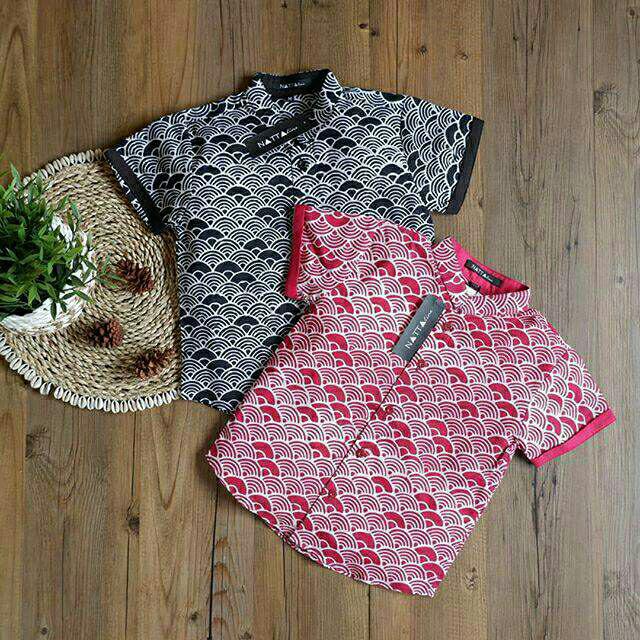 Kemeja Koko Batik Anak Sewarna By Natta_line