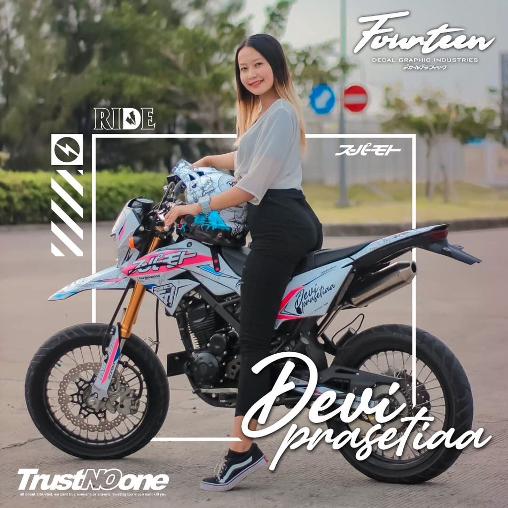 DECAL DTRACKER 150 - stiker dekal dtracker full body custom DTX- SE 001