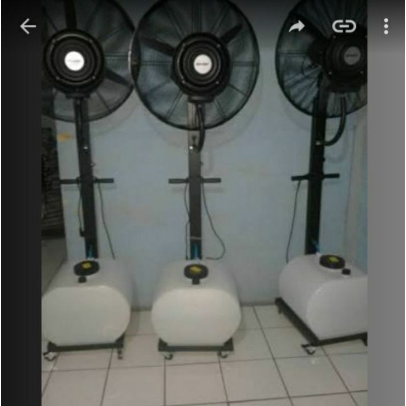 Kipas Angin Uap Misty Fan Blower Embun Krisbow 26inch 60ltr Resepsi