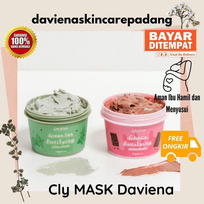 Clay Mask Daviena Skincare | Daviena skincare padang | davina