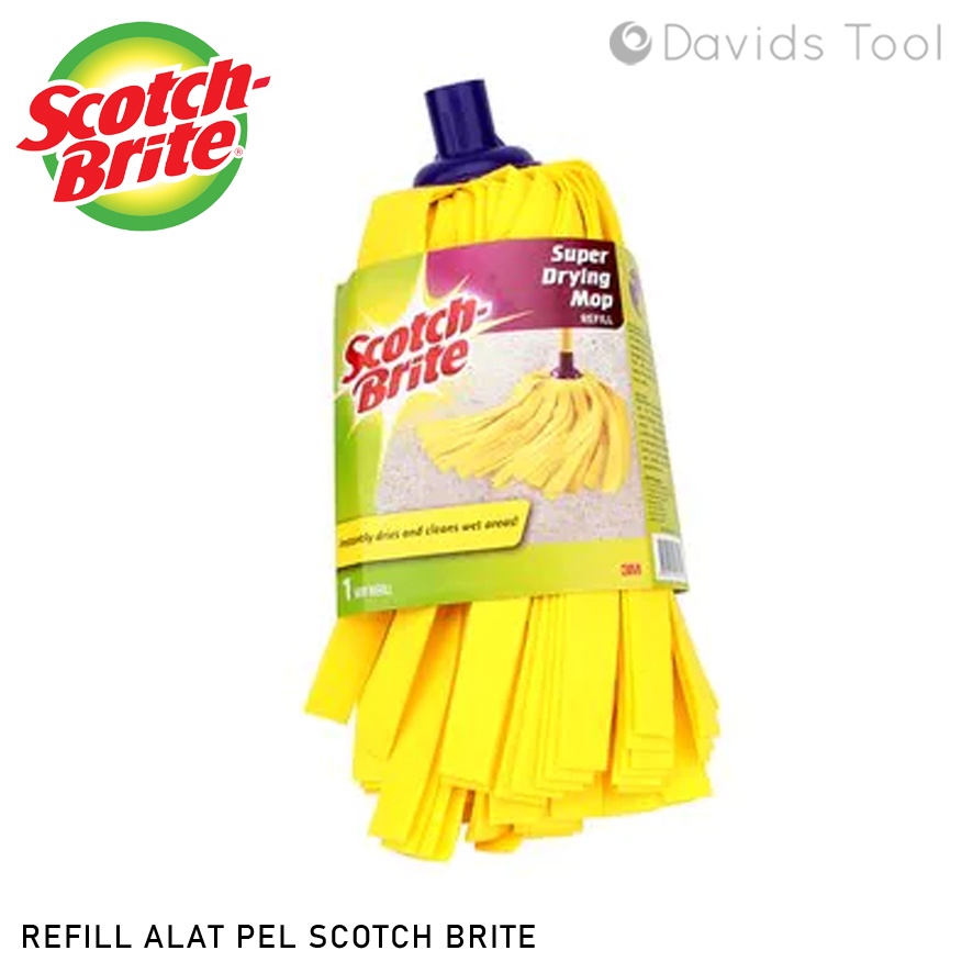 Scotch Brite Refil Kain Pel Refill Strip Kuning ID73