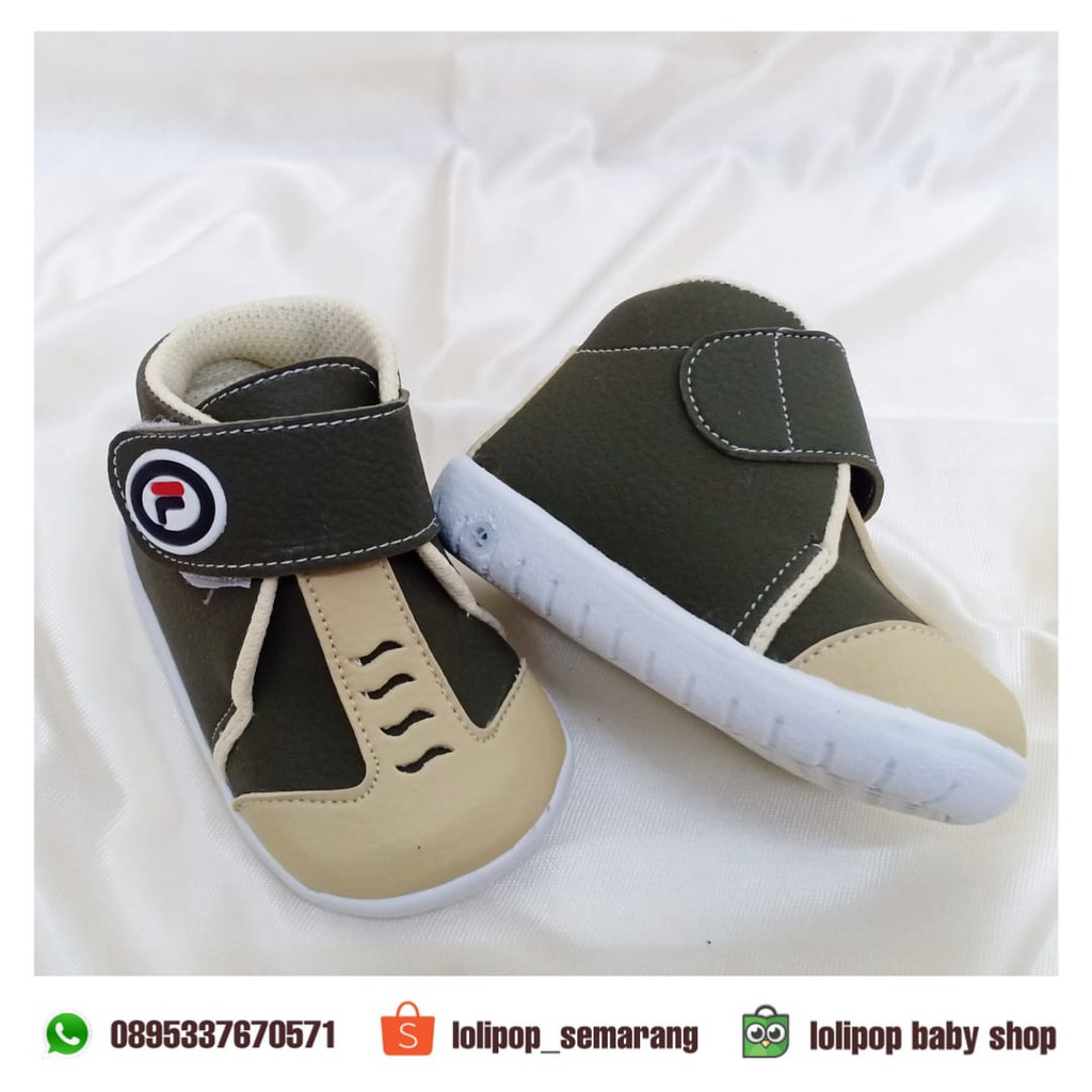 Sepatu Baby Cowo Pipi Mimi Perekat ada Bunyi 22/25