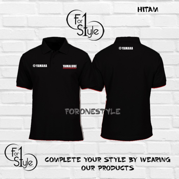 Polo Shirt Kaos Polo Motor YAMAHA YAMALUBE OIL PELUMAS MOTOR YAMAHA - FORONESTYLE