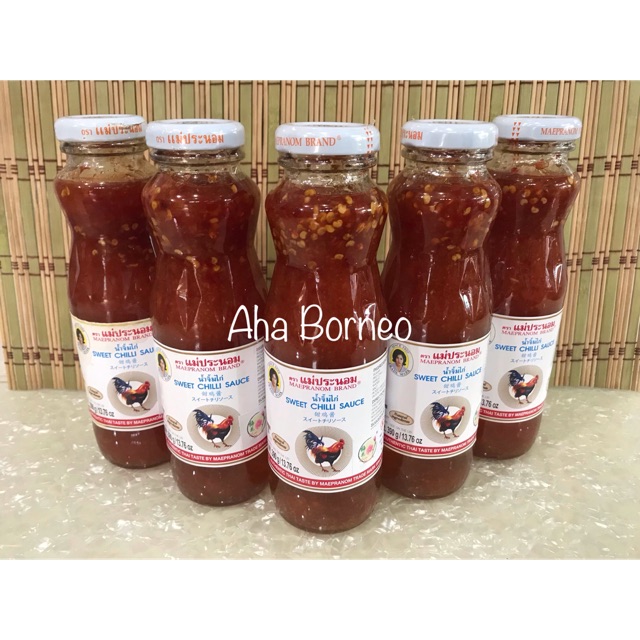 

Saos Bangkok / Sweet Chilli Sauce Maepranom Brand Thailand 390 gr / Saus Bangkok Asam Manis Pedas