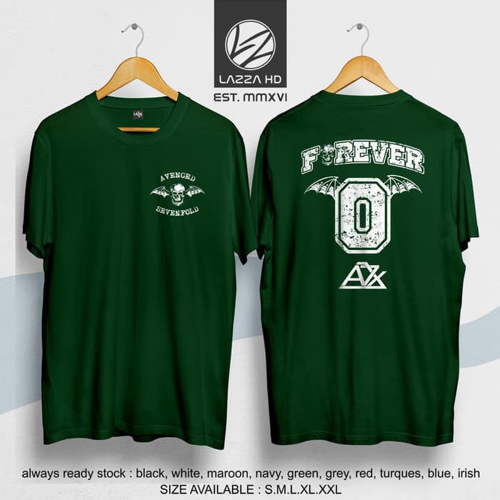 original kapake concept Kaos Tshirt Distro Band Avenged Sevenfold Forever A7x Terlaris concept