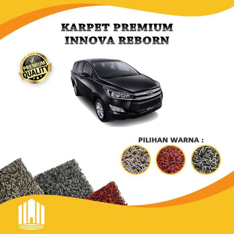 Prestige Karpet Mobil Premium Toyota Innova Reborn / Venturer Full Bagasi Coil Mat