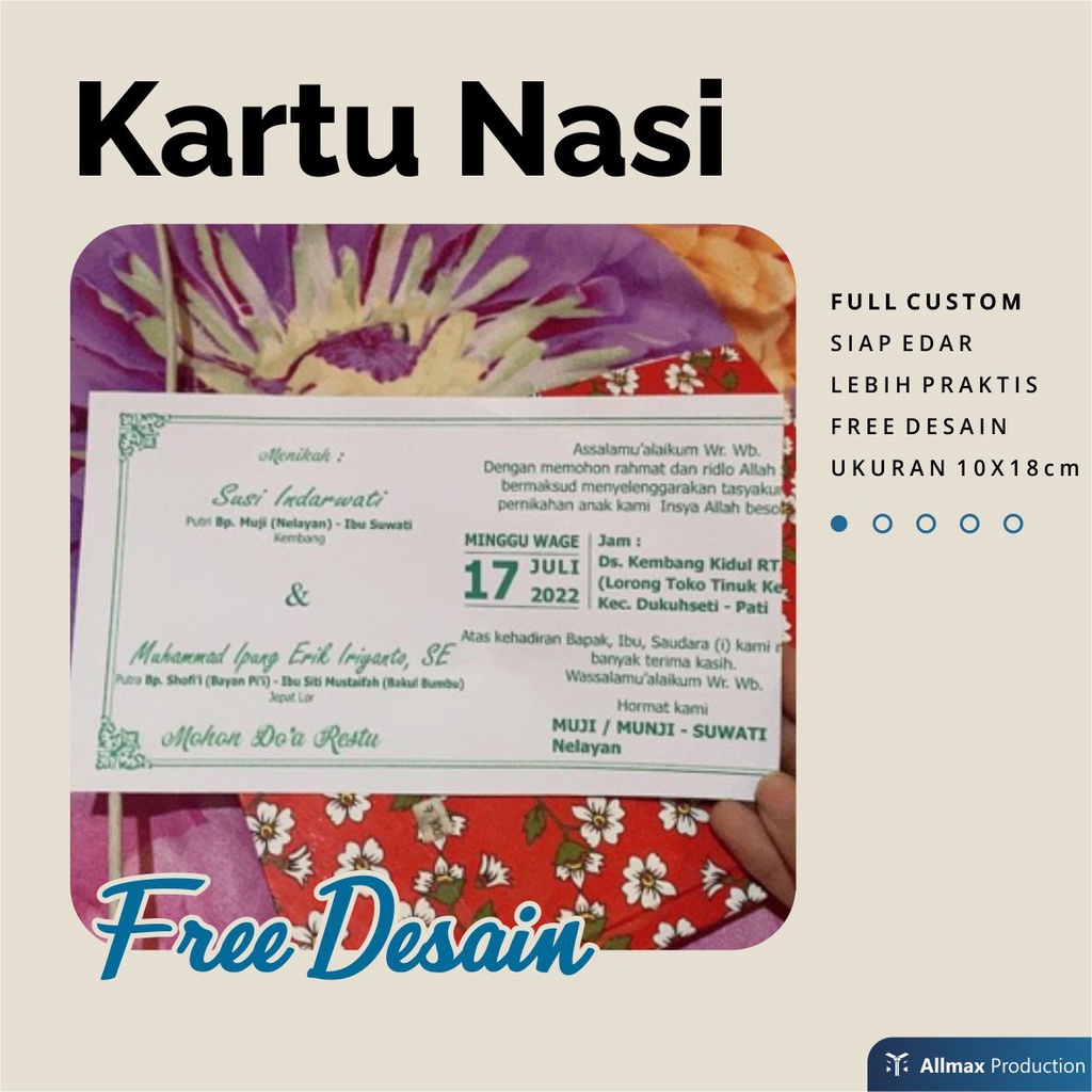 Jual Kartu Undangan Minimalis | Shopee Indonesia