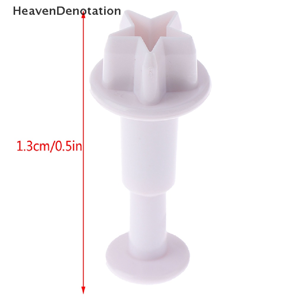 [HeavenDenotation] Xmas Fondant Cake Cutter Plunger Cookie Mold Sugarcraft Flower Decorating Mould