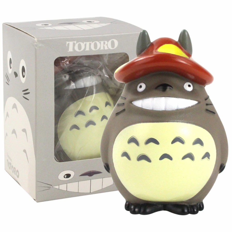 My Neighbor TOTORO MUSHROOM HAT Figure Topper Cake Figure Totoro Topi Jamur