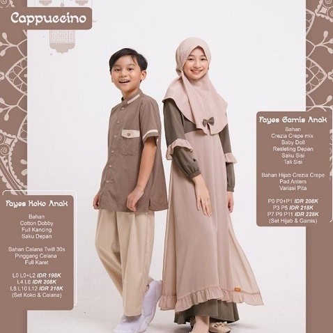 Set-Family-Muslim-Busana- Ori Nibras Sarimbit Keluarga Terbaru 2021 Gamis Terlaris Fayes Katun -
