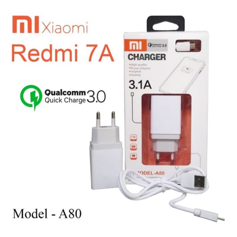 TRAVEL CHARGER TC CASAN XIAOMI REDMI 7A MICRO V8 MODEL A80