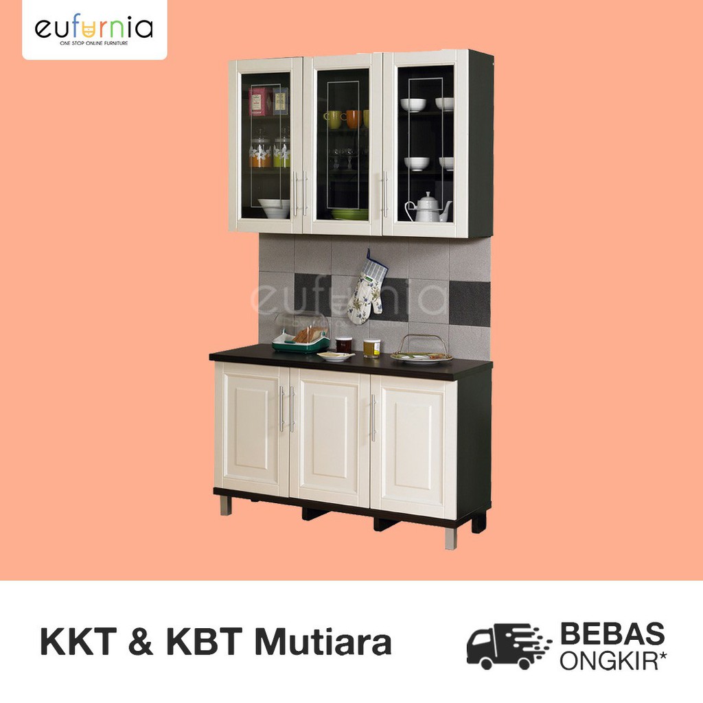 Mutiara Series Kitchen Set 2 pintu + Laci / Rak Dapur/ Meja Dapur/ KKT010880i