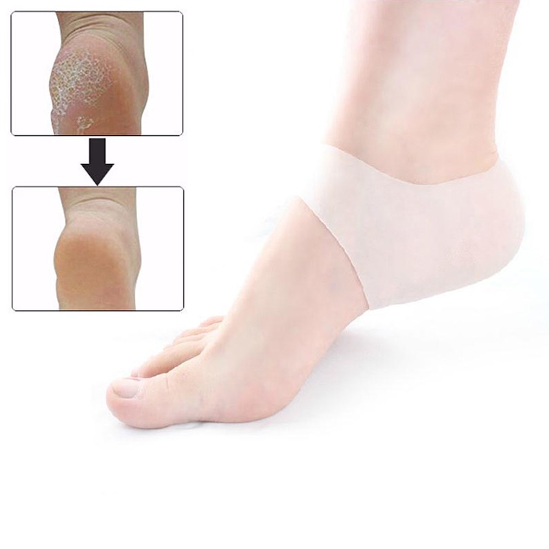 Silicone Moisturizing Gel Telapak Kaki Foot Chapped Care Absorbing Pain Relief Protective Heel Crack