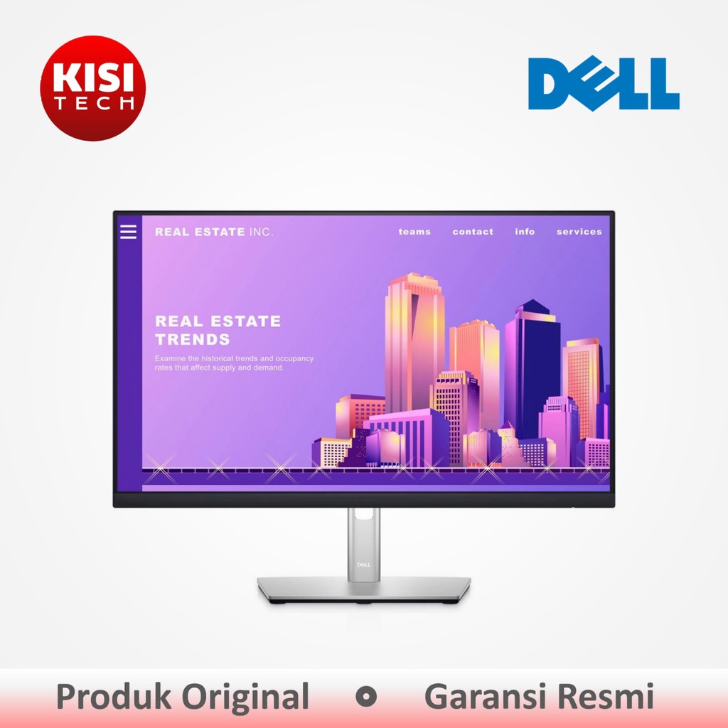 Monitor Dell P2422H LED 24 Inch IPS 60Hz VGA HDMI Display Port