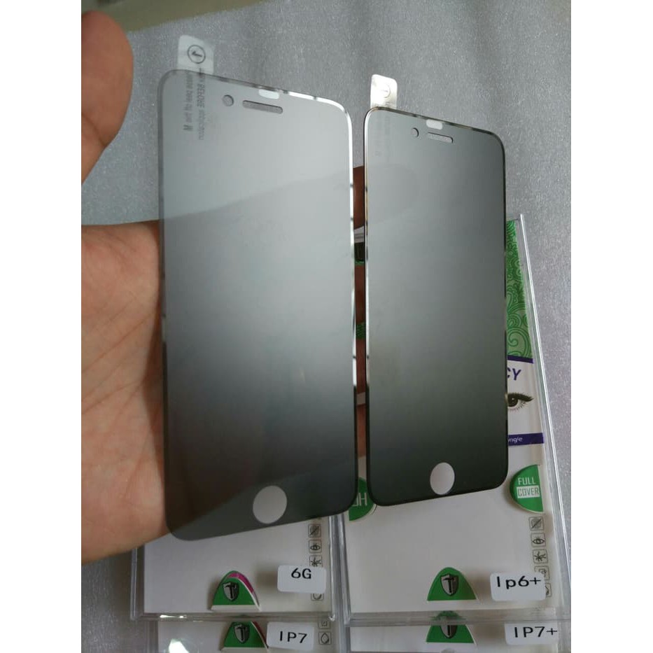 TEMPERED GLASS ANTI SPY IPHONE 6 ANTI GORES KACA PRIVASI - SCREEN PROTECTOR