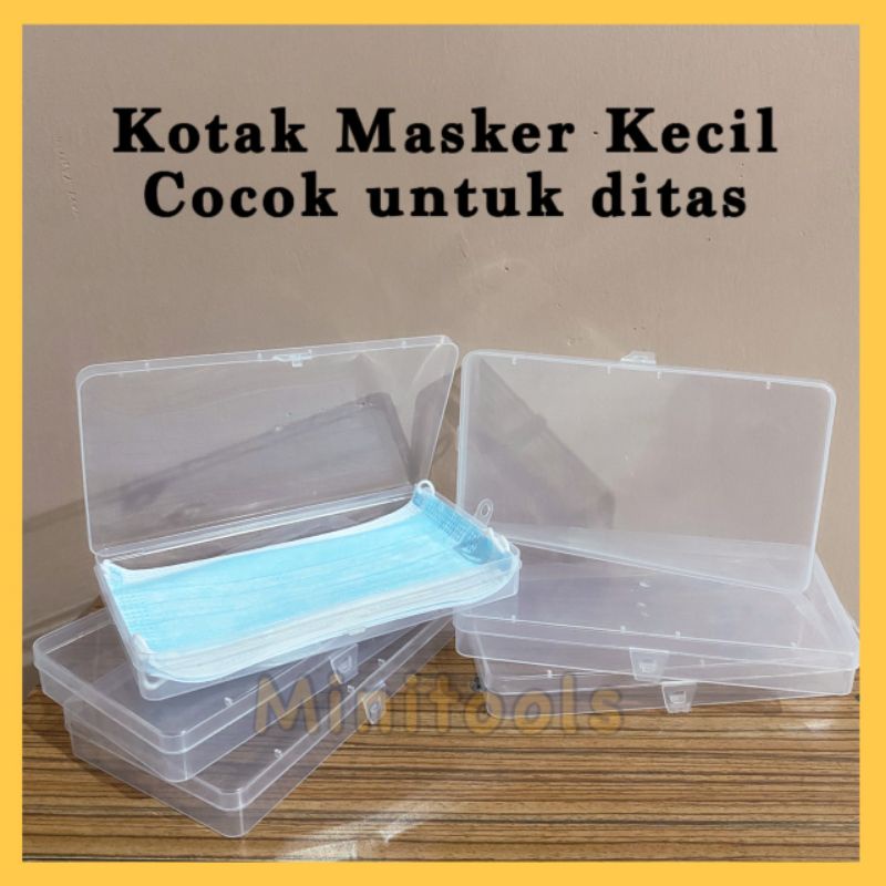 Kotak Plastik Serbaguna / Kotak Masker Kecil Cocok Untuk Taro Ditas / Kotak Nail Art / CH-001, 002