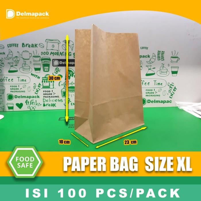 

Goodiebag Paper Bag Kantong Kertas ( Xl ) / Kantong Roti, Snack, Makanan