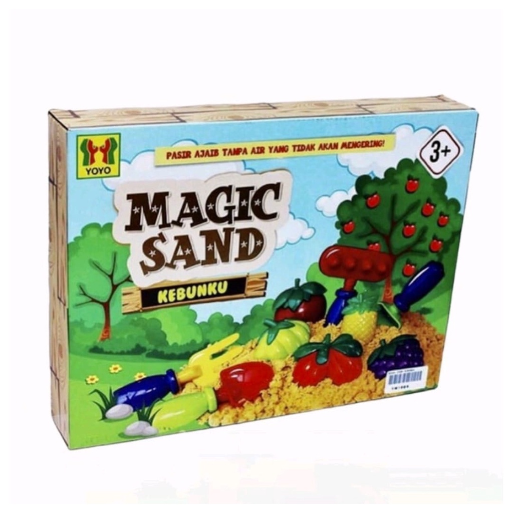 Mainan Magic Sand Kebunku Pasir Ajaib Pasir Kinetik Mainan Edukasi Tanpa Air Tidak Akan Mengering