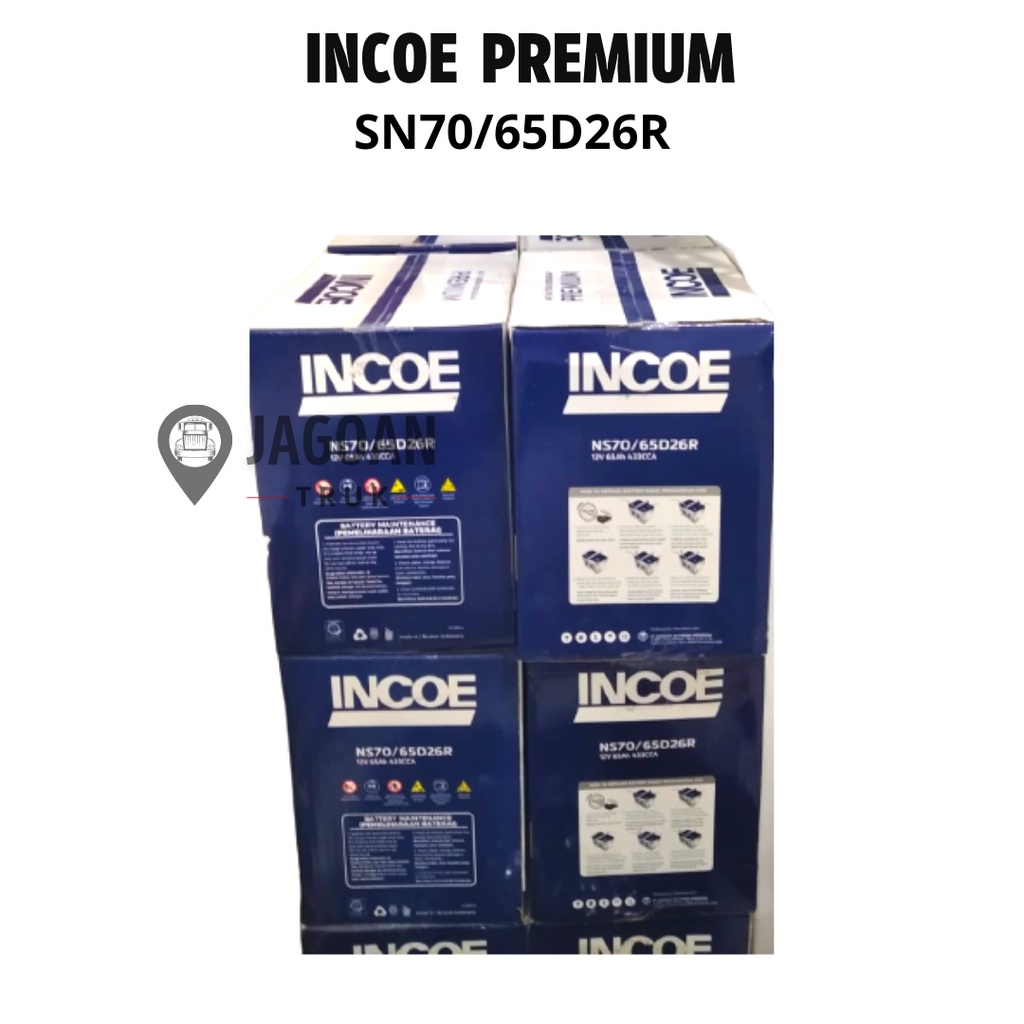 Aki Mobil Incoe Premium NS70 Hino, Colt Diesel, MU-X, Fuso INPR-NS70