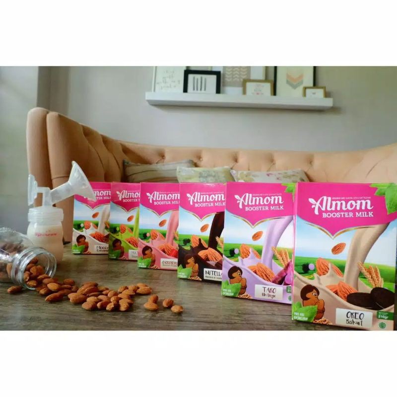 Almom ASI booster almond milk // susu almond